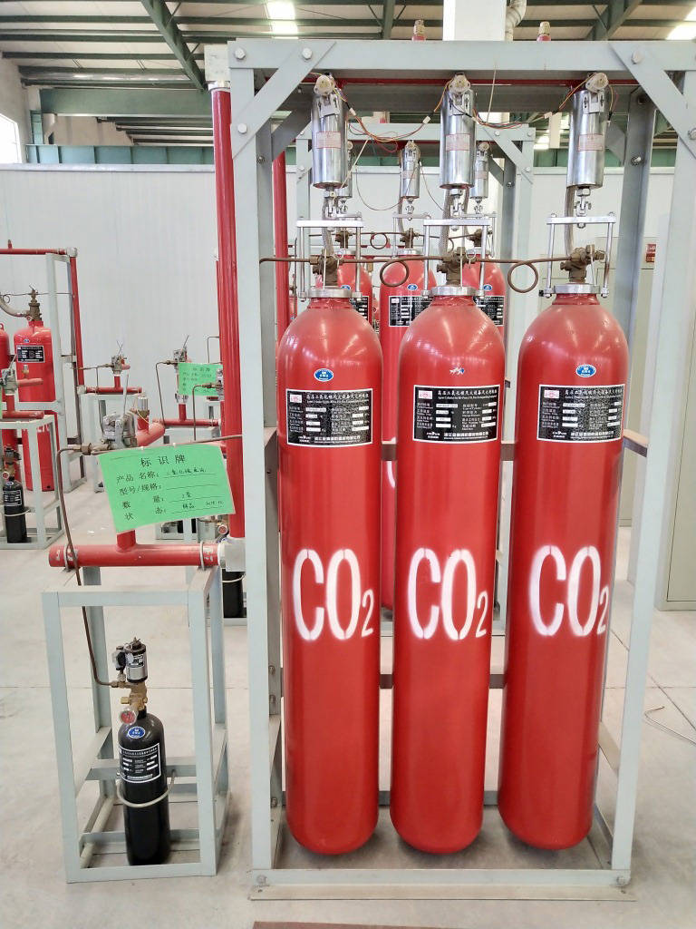 高压二氧化碳灭火设备器材实拍解决方案 高压二氧化碳灭火设备器材实拍解决方案